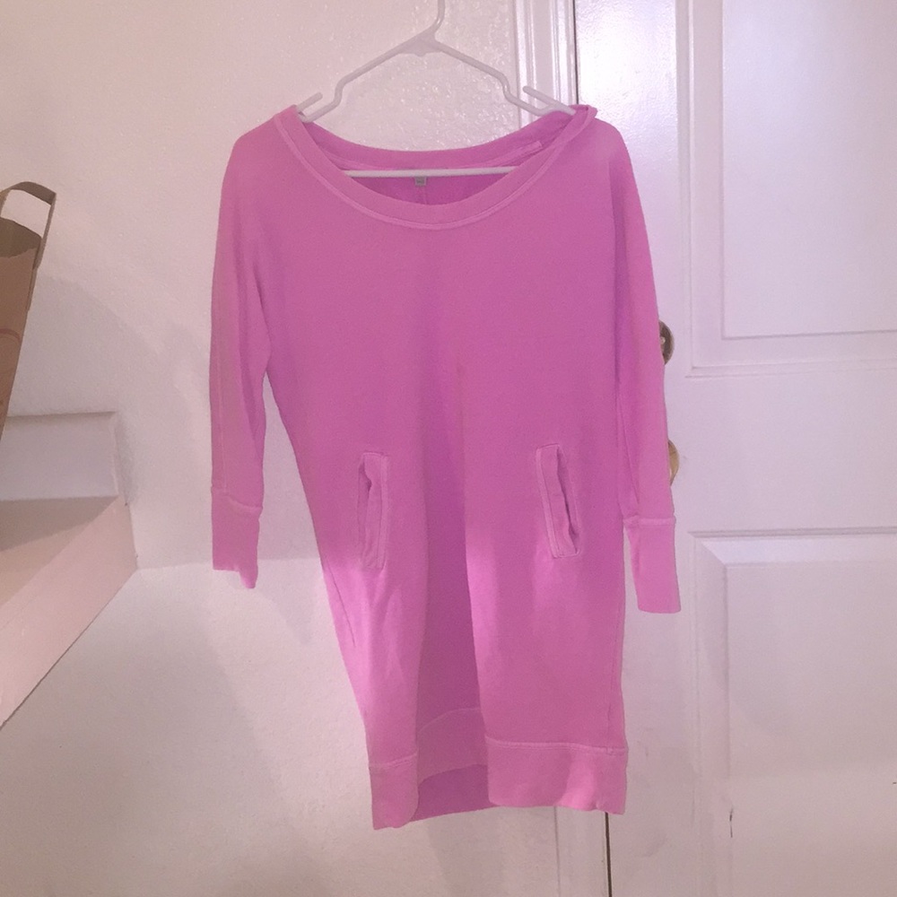 Barbie pink Gap T-shirt dress with pockets